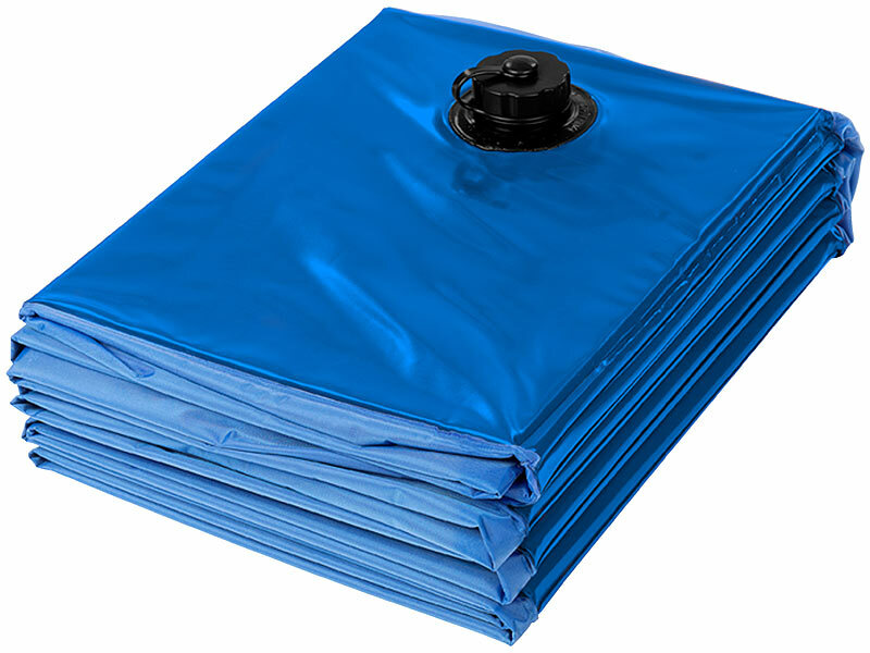 Sweetypet Faltbarer XL-Hundepool Boden, rutschfestem mit 120x30 cm, blau