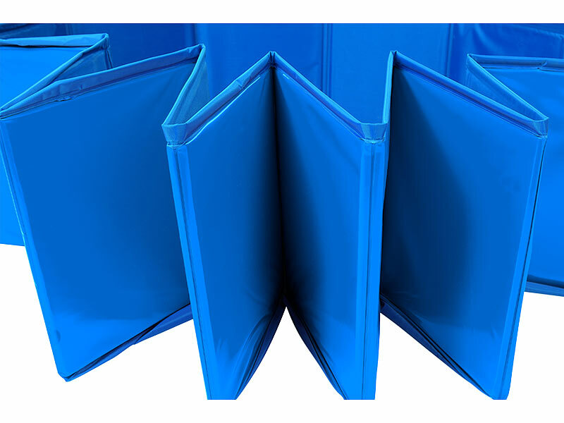 Sweetypet Faltbarer XL-Hundepool mit rutschfestem blau 120x30 cm, Boden